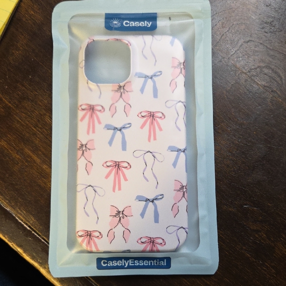 Pink and Purple Bow Pattern Phone Case